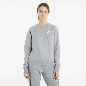 Nike Sportswear W Essential Fleece Crew Dk Grey Heather/ White #213862