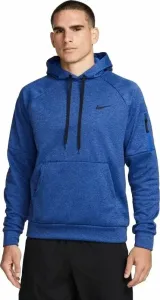Nike Therma-FIT Hooded Mens Pullover Blue Void/ Game Royal/Heather/Black M Felpa da fitness