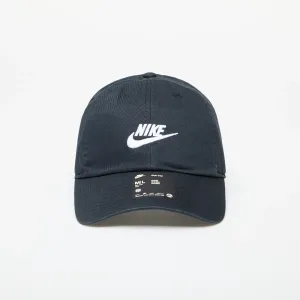 Nike Club Unstructured Futura Wash Cap Black/ White #3120510