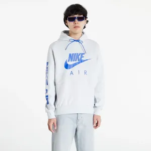 Nike Air Brushed Back Pullover Hoodie Photon Dust/ Particle Grey/ Hyper Royal #224631