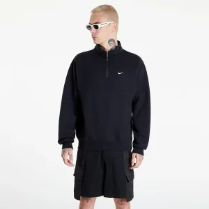 Nike Solo Swoosh Men's 1/4-Zip Top Black/ White #2627224