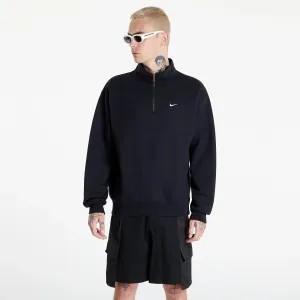 Nike Solo Swoosh Men's 1/4-Zip Top Black/ White #2624323