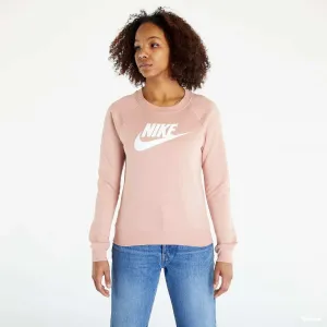 Nike Sportswear Essential Women's Fleece Crew Rose Whisper/ White #1636021