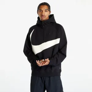 Nike Swoosh Men's 1/2-Zip Hoodie Black/ Coconut Milk/ Black #2415614