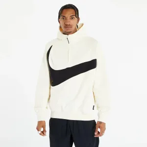 Nike Swoosh Men's 1/2-Zip Hoodie Coconut Milk/ Black/ Coconut Milk #2415620
