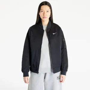 Nike Sportswear Women's Varsity Bomber Jacket Black/ Black/ White #1661262