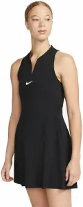 Nike Dri-Fit Advantage Womens Tennis Dress Black/White L Abito da tennis
