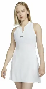 Nike Dri-Fit Advantage Womens Tennis Dress White/Black L Abito da tennis
