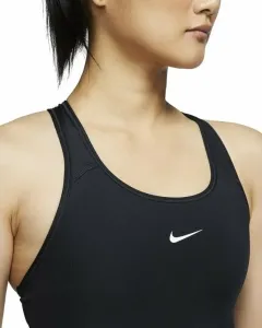 Nike Dri-Fit Swoosh Womens Medium-Support 1-Piece Pad Sports Bra Black/White M Intimo e Fitness