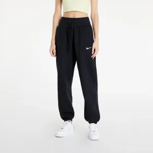 Nike Sportswear Phoenix Fleece Women's High-Waisted Oversized Sweatpants Black/ Sail #3054771