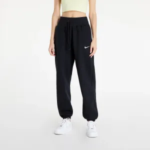 Nike Sportswear Phoenix Fleece Women's High-Waisted Oversized Sweatpants Black/ Sail #3054773
