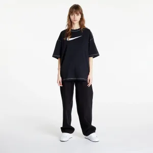 Nike Sportswear Swoosh Women's Oversized T-Shirt Black/ Black/ White/ White #1107785