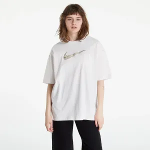 Nike Swoosh W Oversized T-Shirt Beige #226829