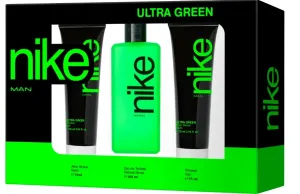 Nike Ultra Green Man - EDT 100 ml + gel doccia 75 ml + balsamo dopobarba 75 ml