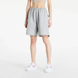 Nike NRG Solo Swoosh Fleece Shorts Dark Grey Heather/ White #222492