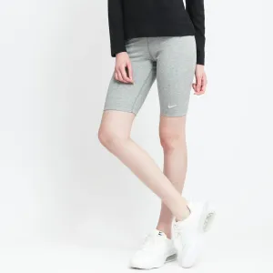 Nike NSW Essential Medium-Rise Biker Shorts Dk Grey Heather/ White #2659111