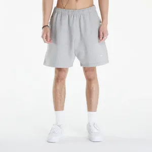 Nike Solo Swoosh Men's Fleece Shorts Dk Grey Heather/ White #3162338
