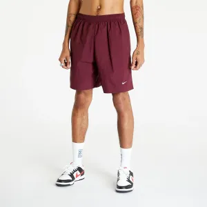 Nike Solo Swoosh Woven Shorts Night Maroon/ White #2320701