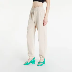 Nike NSW Essential Clctn Fleece Medium-Rise Pants Sanddrift/ White #2687181