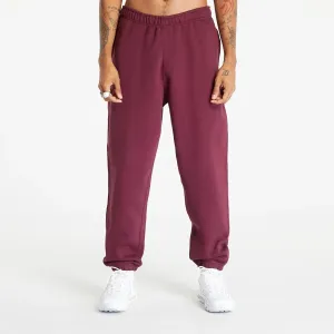 Nike Solo Swoosh Men's Fleece Pants Night Maroon/ White
