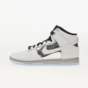 Nike W Dunk High SE White/ White - Mettalic Silver #2844504