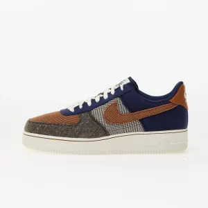 Nike Air Force 1 '07 Premium Midnight Navy/ Ale Brown-Pale Ivory #3022838