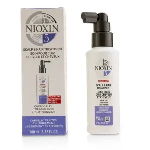 Nioxin Cura senza risciacquo per capelli da normali a forti naturali e colorati leggermente diradati System 5 (Scalp & Hair Treatment) 100 ml