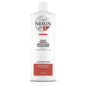 Nioxin Rivitalizzante di cuoio capelluto per capelli fini colorati fortemente diradati System 4 (Conditioner System 4) 1000 ml