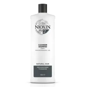Nioxin Shampoo detergente per capelli naturali fini fortemente diradati System 2 (Shampoo Cleanser System 2) 1000 ml