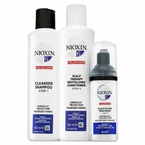 Nioxin System 6 Trial Kit set per capelli sottili 150 ml + 150 ml + 40 ml