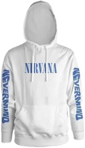 Nirvana Felpa con cappuccio Nevermind White 2XL