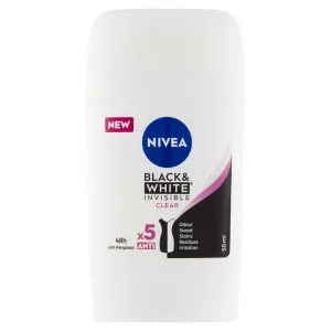 Nivea Antitraspirante Solido Invisible For Black & White Clear 50 ml