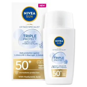 Nivea Crema viso abbronzante SPF 50+ Sun Triple Protect (Fluid) 40 ml