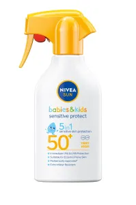 Nivea Spray solare per bambini con dosatore SPF 50+ Sun Kids Sensitive 270 ml