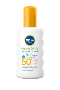 Nivea Spray solare SPF 50+ Sun Kids (Sensitive Protect & Care Sun Spray) 200 ml