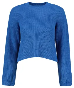Blue Ribbed Sweater Noisy May Maysa - Women #768190