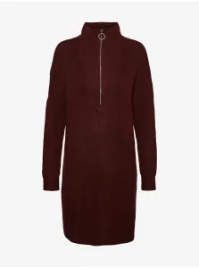 Burgundy Sweater Dress Noisy May Walice - Women #913154