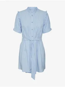 Light blue Ladies Shirt Dress Noisy May Frig - Women