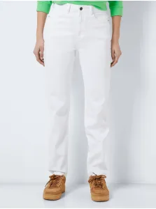White Women Straight Fit Jeans Noisy May Moni - Women #2266970