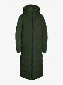 Dark Green Ladies Quilted Coat Noisy May Dalcon - Women