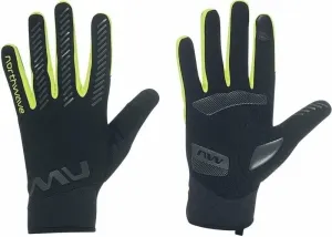 Northwave Active Gel Glove Black/Yellow Fluo 2XL guanti da ciclismo