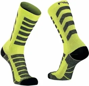 Northwave Husky Ceramic High Sock Yellow Fluo S Calzini ciclismo