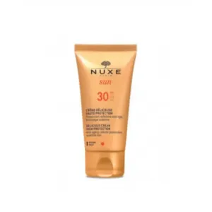 Nuxe Crema abbronzante per viso SPF 30 Sun (Delicious Cream High Protection) 50 ml