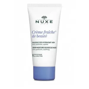 Nuxe Maschera idratante per tutti i tipi di pelle Creme Fraiche De Beauté (48 HR Moisture SOS Rescue Mask) 50 ml
