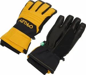 Oakley B1B Glove Amber Yellow/Blackout L Guanti da sci