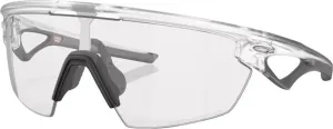 Oakley Sphaera 94030736 Matte Clear/Clear Photochromic Occhiali da ciclismo