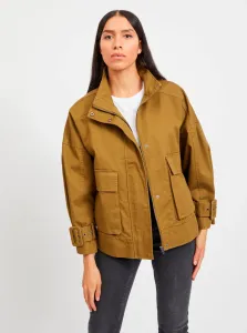 Khaki jacket with pockets . OBJECT Petra - Ladies #117365