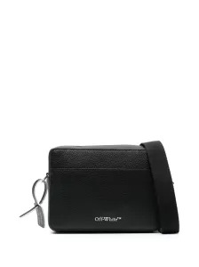 OFF-WHITE - Camera Bag In Pelle Con Stampa Diag