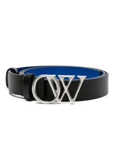 OFF-WHITE - Cintura In Pelle Con Logo #2634022