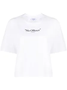 OFF-WHITE - T-shirt In Cotone Con Logo #2504689